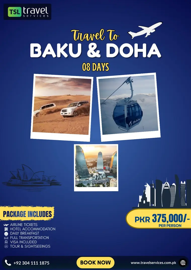 Doha and Baku, longer group tour
